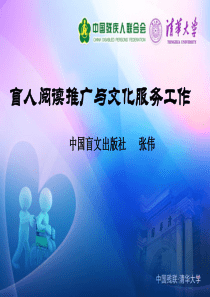 盲人阅读推广与文化服务工作