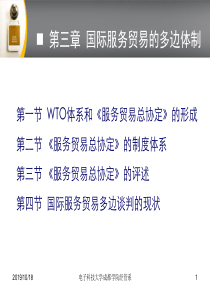 第三章国际服务贸易的多边体制