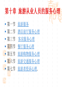 第十章服务心理