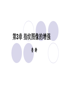 第3章指纹图像增强