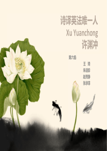 许渊冲-翻译