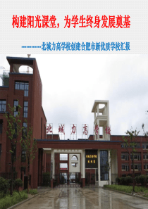 创建新优质学校汇报