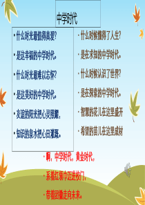 人教版《道德与法治》七年级上册：1.1-中学序曲-课件(共15张PPT)