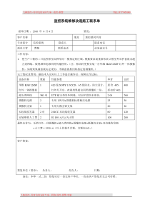 1600施工联系单监控系统