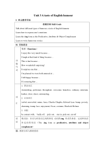 Unit-3-A-taste-of-English-humour教案