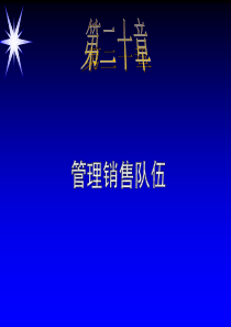 21世纪高级营销主管培训--第二十章-管理销售队伍(PPT 18)