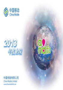 中国移动XXXX年业绩报告