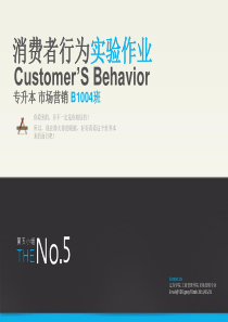 消费者行为学 注意规律应用