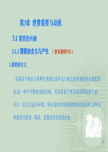 消费行为张理第3章消费者需要与动机