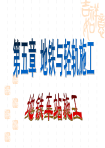 5地铁轻轨施工地铁车站施工(10)