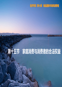 第十五节家庭消费与消费者的合法权益