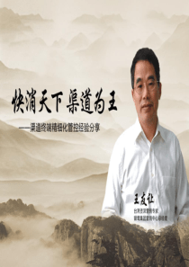 王友让-销售通路精细化管理解决之道