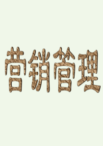 营销管理经典讲座（PPT326页）