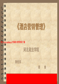 酒店营销管理--如何全面认识市场营销（PPT 125页）(1)