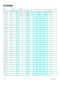 销售台帐管理明细表