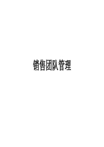 销售团队管理(1)