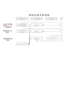 某体育用品公司营销总监考核流程
