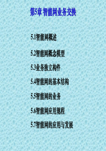 55第5章智能业务交换