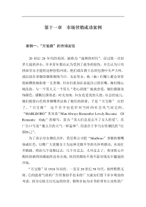 完整的市场营销教程第十一章市场营销成功案例(doc 122)