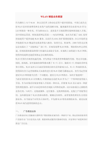WLAN增值业务展望