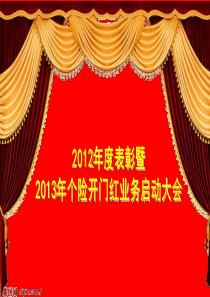 XXXX年度表彰暨XXXX年个险_开门红业务启动大会40页