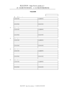 一周业务报表