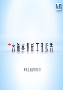 营销事业部工作报告
