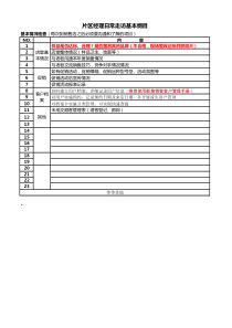 业务人员市场走访报表100708