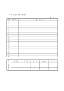 业务日报表（主管）
