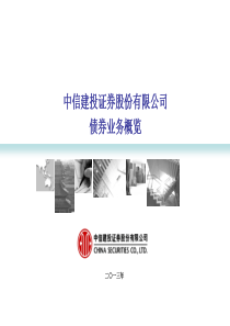 中信建投债券业务概览XXXX