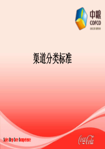 中粮可口可乐业务员培训资料渠道分类标准(91页)