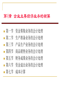 会计基础第4章企业主要经济业务的核算