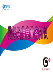 数据及信息业务知识