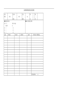文具批发商的业务员专用日报