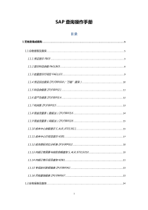 ZIJIN_财务组_SAP查询操作手册_V10_XXXX0424