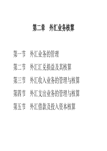 第2章外汇业务核算