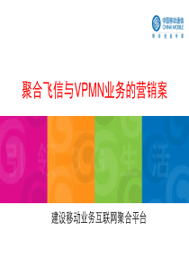 聚合飞信与VPMN业务的营销案