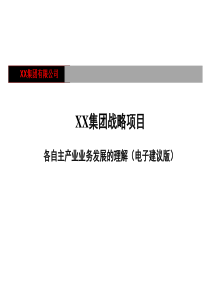 自主产业业务发展的理解