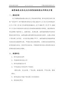 融资融券业务试点启动前就绪检查全网测试方案