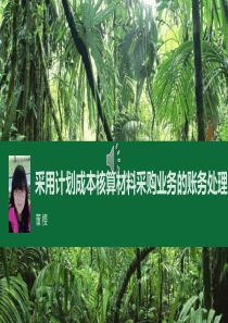 采用计划成本核算材料采购业务的账