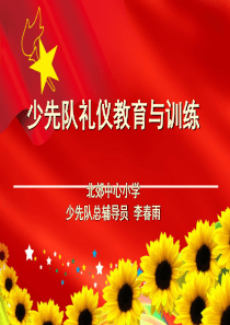 少先队礼仪教育与训练课件