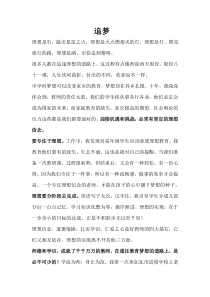 教师演讲稿：关于理想------追梦