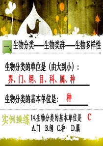 生物八上总复习完整版