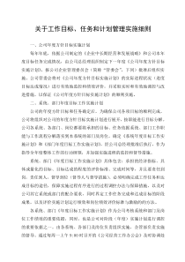 目标、任务与计划管理细则