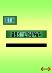 补充第1章计算机中的数制和编码