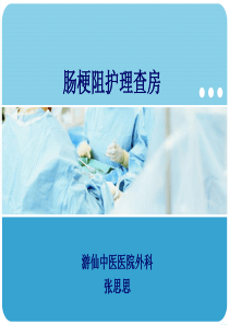 肠梗阻护理查房-PPT(精)