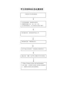 学生伤害事故应急处置流程