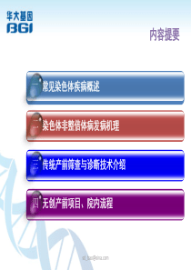 无创产前项目简介