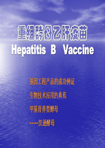 乙肝疫苗生产发展简介