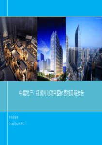 XXXX中耀地产·重庆红旗河沟项目整体营销策略报告